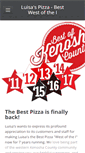 Mobile Screenshot of luisaspizza.co